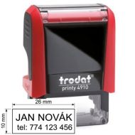 Samonamáčecí razítko Trodat 4910 - 26x10 mm